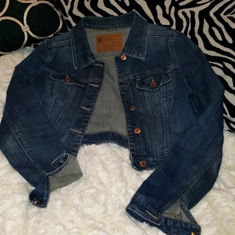 Garage denim jean jacket size Small